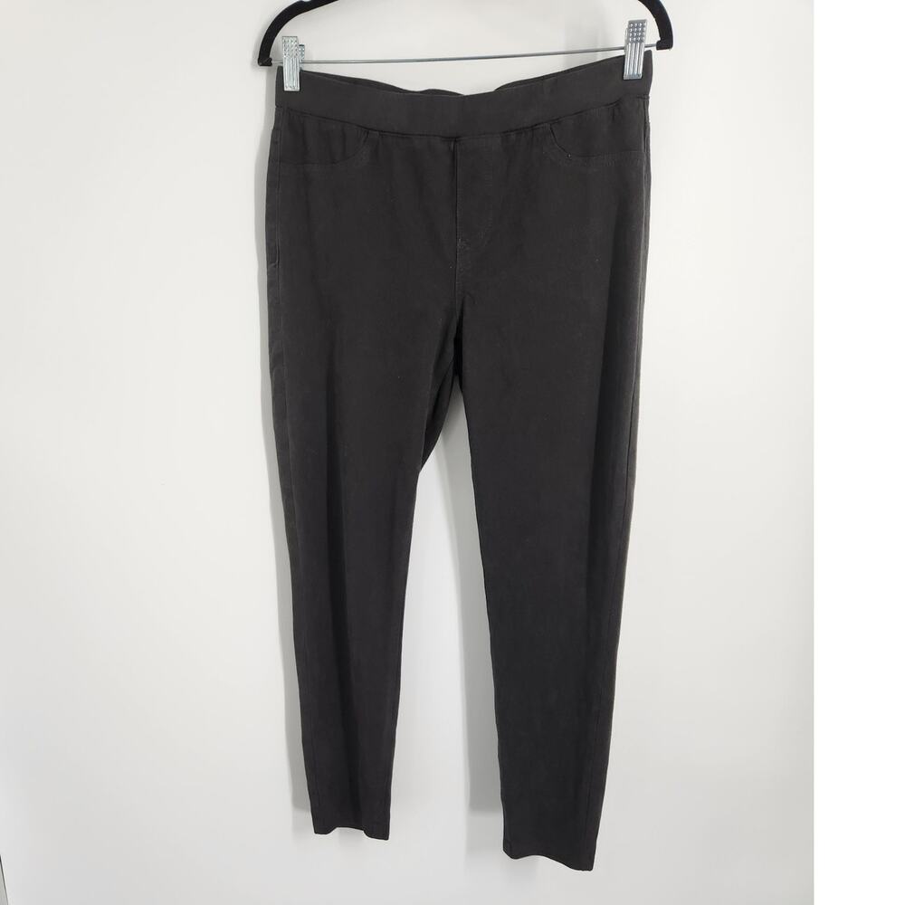 Maurices Dark Gray Pull On Skinny Pants Women's Stretch Work Casual